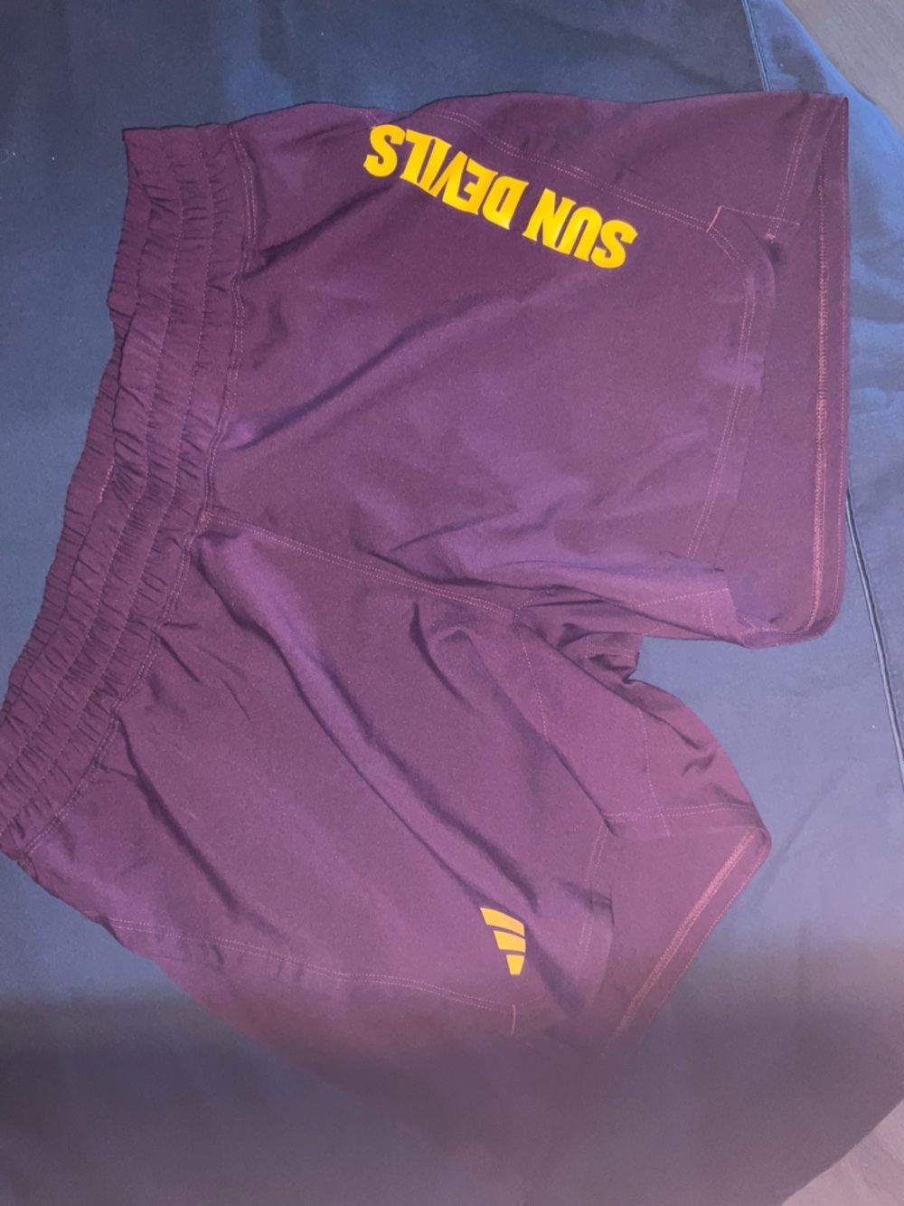 Adidas ASU Athletic Shorts with Elastic Waist